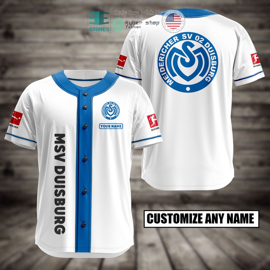BEST Personalized MSV Duisburg Custom Baseball Shirt Unisex T-shirt, Sweatshirt, Hoodie, Long Sleeve Tee - T-Shirt, Sweatshirt, Hoodie