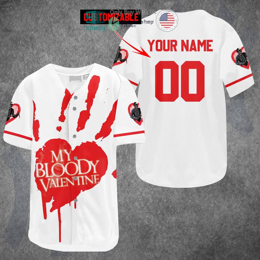 BEST Personalized My Bloody Valentine Baseball Jersey Unisex T-shirt, Sweatshirt, Hoodie, Long Sleeve Tee - T-Shirt, Sweatshirt, Hoodie