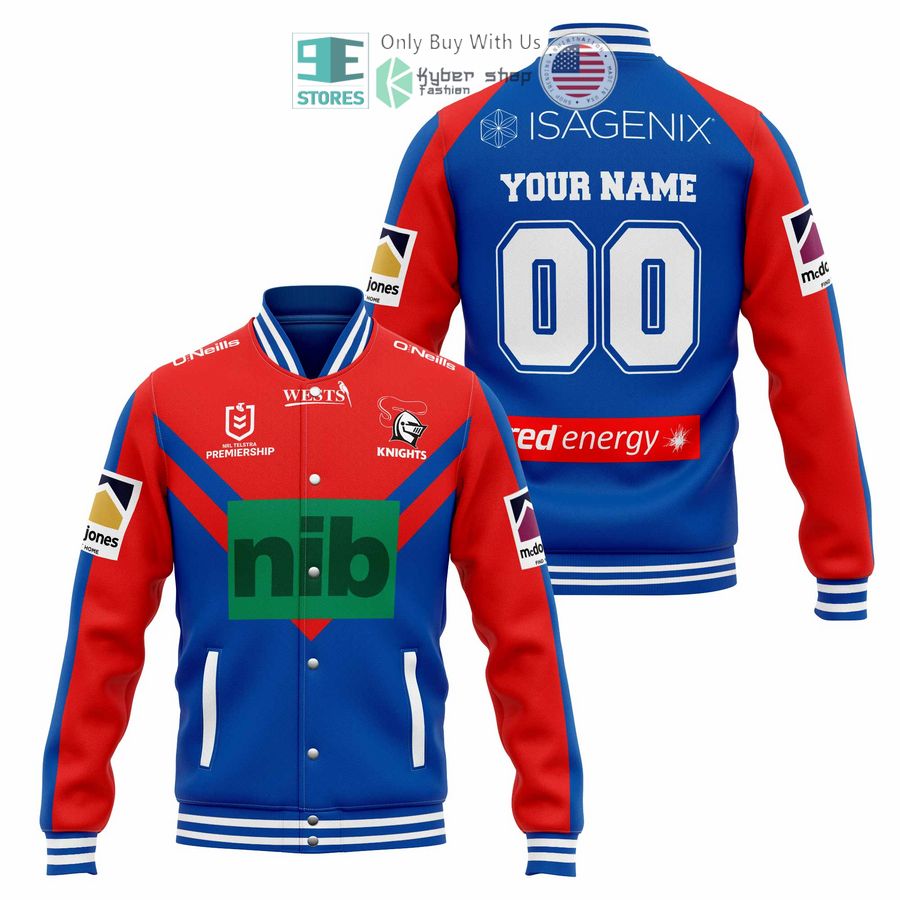 BEST Personalized Newcastle Knights nib Baseball Jacket Unisex T-shirt, Sweatshirt, Hoodie, Long Sleeve Tee - T-Shirt, Sweatshirt, Hoodie