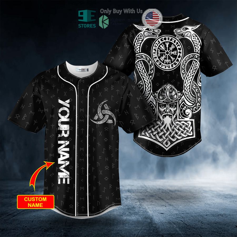 BEST Personalized Odin Allfather Viking God Tattoo Custom Baseball Shirt Unisex T-shirt, Sweatshirt, Hoodie, Long Sleeve Tee - T-Shirt, Sweatshirt, Hoodie