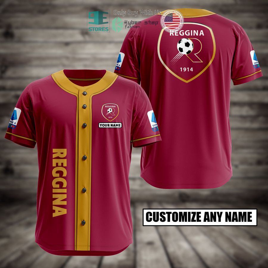 BEST Reggina Custom Name Baseball Jersey Unisex T-shirt, Sweatshirt, Hoodie, Long Sleeve Tee - T-Shirt, Sweatshirt, Hoodie