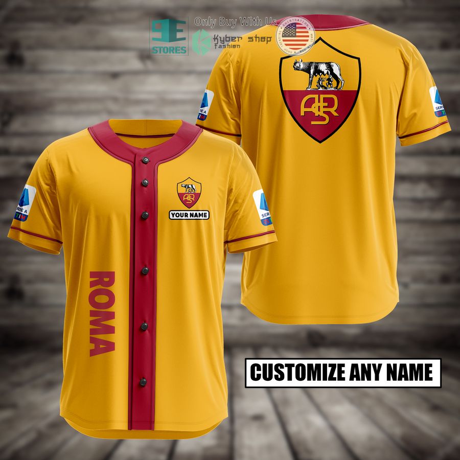 BEST Roma Custom Name Baseball Jersey Unisex T-shirt, Sweatshirt, Hoodie, Long Sleeve Tee - T-Shirt, Sweatshirt, Hoodie