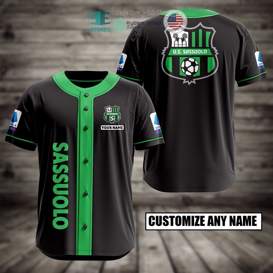 BEST Sassuolo Custom Name Baseball Jersey Unisex T-shirt, Sweatshirt, Hoodie, Long Sleeve Tee - T-Shirt, Sweatshirt, Hoodie