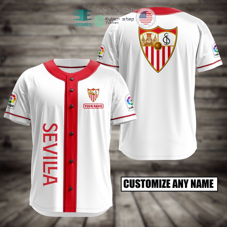 BEST Sevilla Custom Name Baseball Jersey Unisex T-shirt, Sweatshirt, Hoodie, Long Sleeve Tee - T-Shirt, Sweatshirt, Hoodie