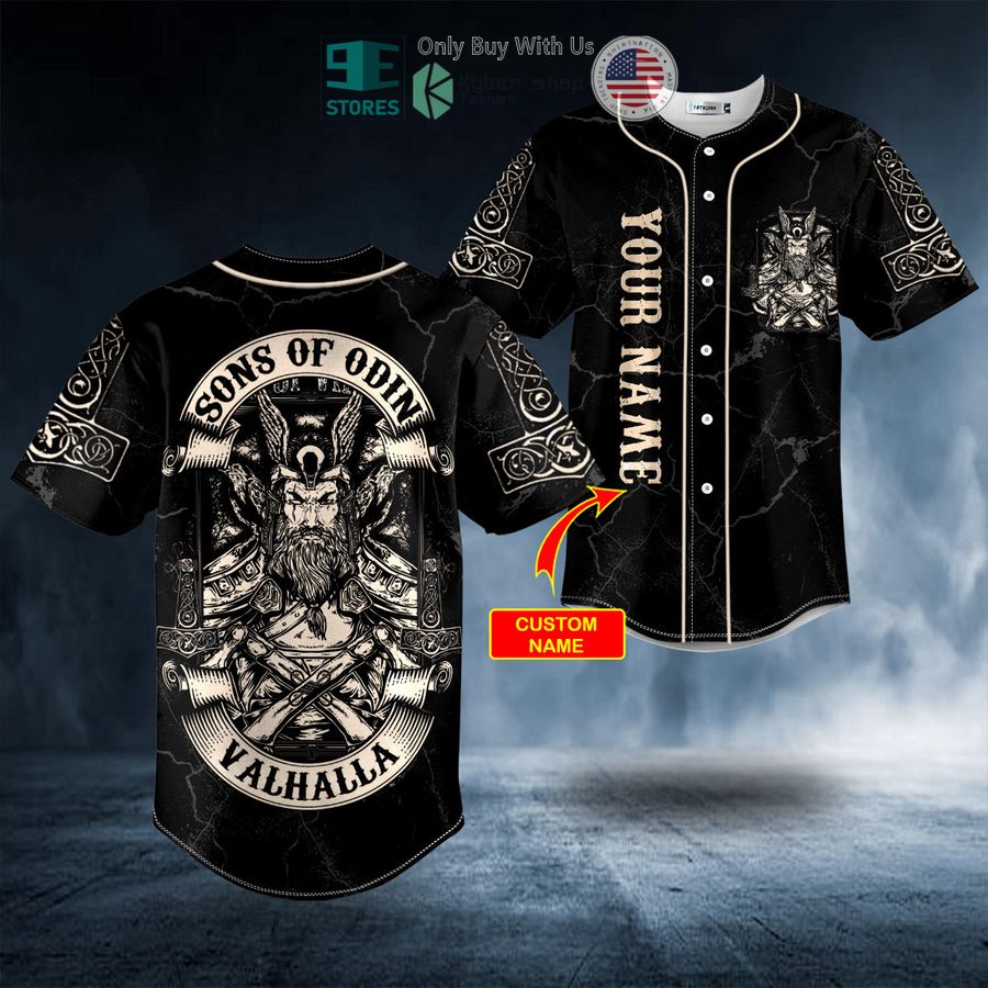 BEST Personalized Son Of Odin Till Valhalla Viking Custom Baseball Shirt Unisex T-shirt, Sweatshirt, Hoodie, Long Sleeve Tee - T-Shirt, Sweatshirt, Hoodie