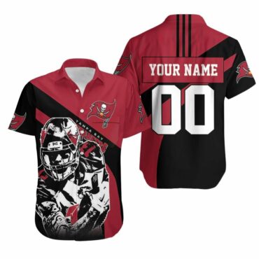 Personalized Tampa Bay Buccaneers Mike Evans Hawaiian Shirt Unisex T-shirt, Sweatshirt, Hoodie, Long Sleeve Tee - T-Shirt, Sweatshirt, Hoodie
