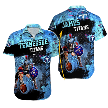 Personalized Tennessee Titans Battle Armor Hawaiian Shirt Unisex T-shirt, Sweatshirt, Hoodie, Long Sleeve Tee - T-Shirt, Sweatshirt, Hoodie