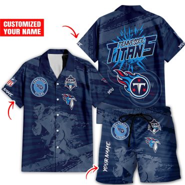 Personalized Tennessee Titans Game Day Classic Hawaiian Shirt Unisex T-shirt, Sweatshirt, Hoodie, Long Sleeve Tee - T-Shirt, Sweatshirt, Hoodie