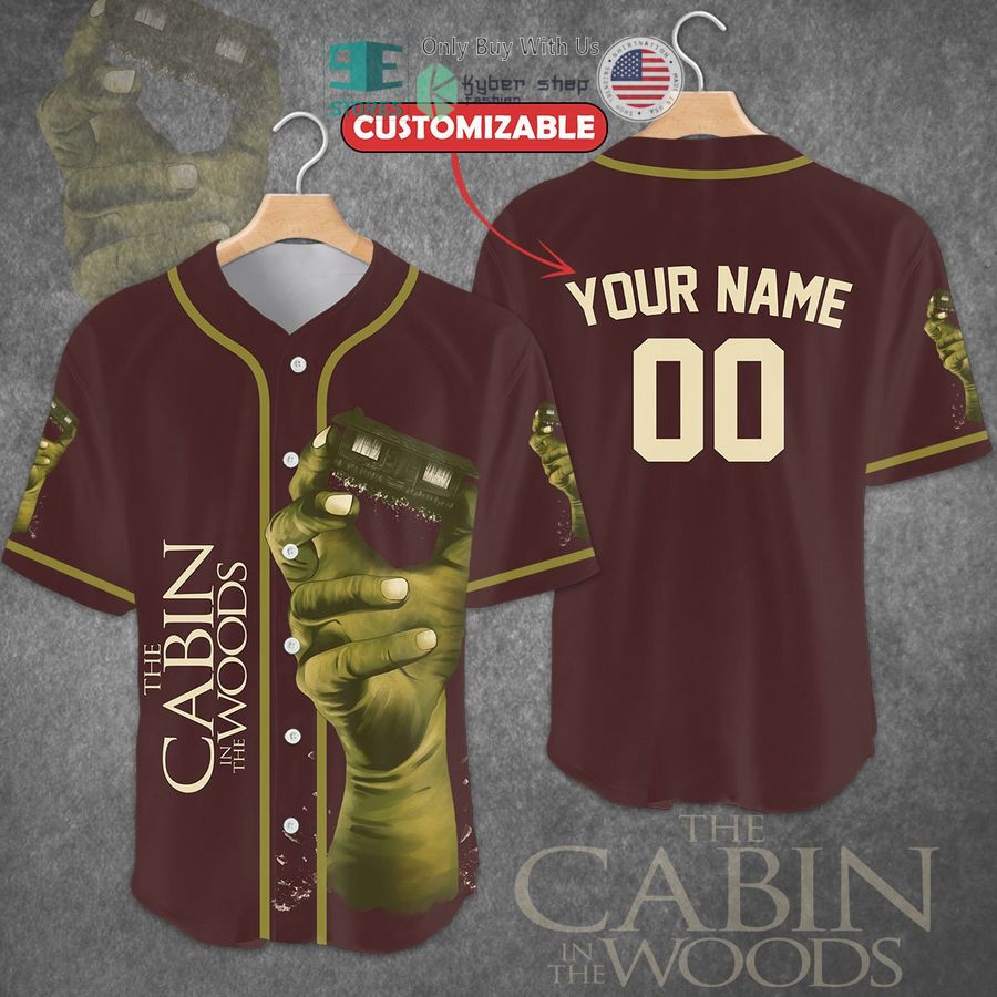 BEST Personalized The Cabin In The Woods Baseball Jersey Unisex T-shirt, Sweatshirt, Hoodie, Long Sleeve Tee - T-Shirt, Sweatshirt, Hoodie