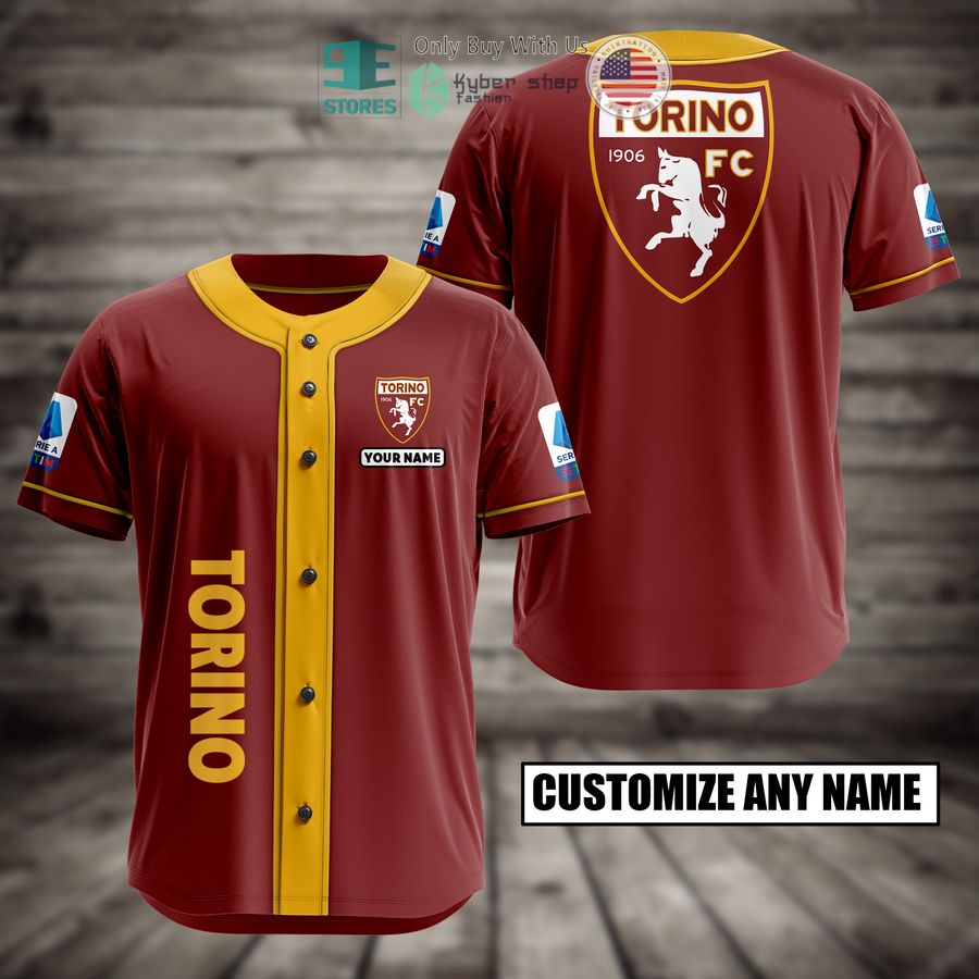 BEST Torino Custom Name Baseball Jersey Unisex T-shirt, Sweatshirt, Hoodie, Long Sleeve Tee - T-Shirt, Sweatshirt, Hoodie