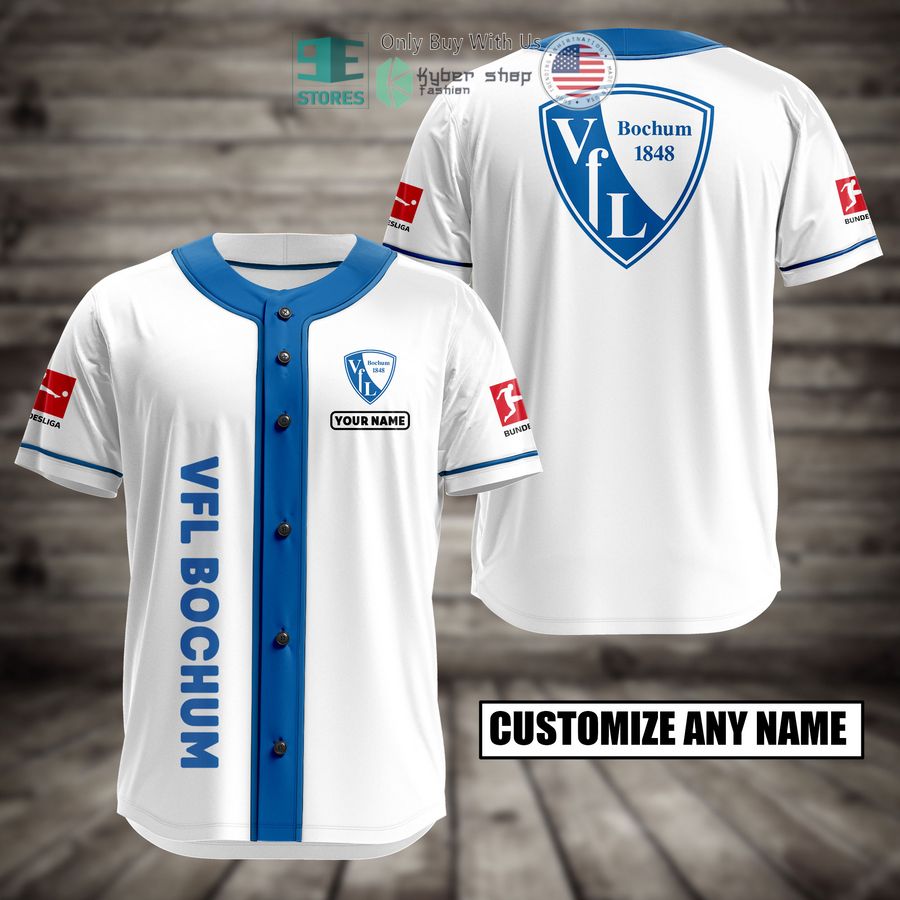 BEST Personalized VfL Bochum Custom Baseball Shirt Unisex T-shirt, Sweatshirt, Hoodie, Long Sleeve Tee - T-Shirt, Sweatshirt, Hoodie