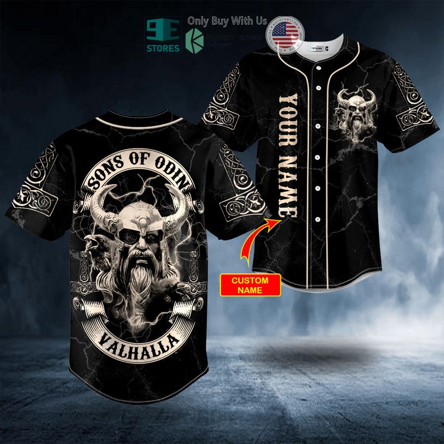 BEST Personalized Viking Son Of Odin Valhalla Custom Baseball Shirt Unisex T-shirt, Sweatshirt, Hoodie, Long Sleeve Tee - T-Shirt, Sweatshirt, Hoodie
