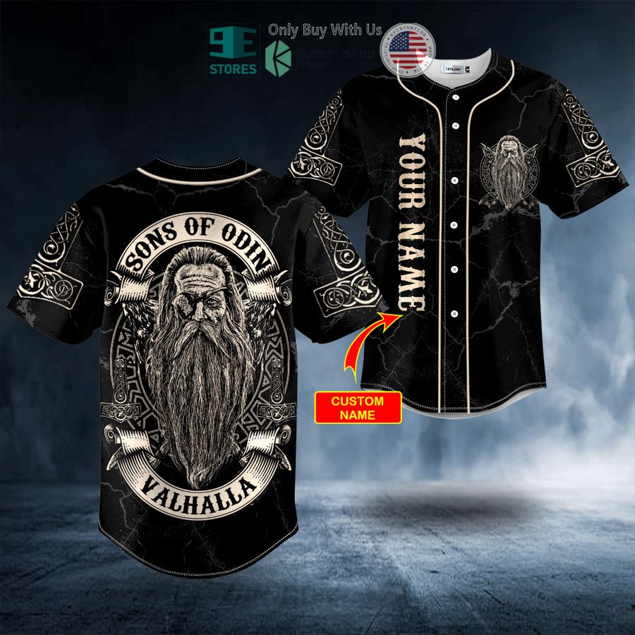 BEST Personalized Viking Son Of Odin Valhalla Viking Custom Baseball Shirt Unisex T-shirt, Sweatshirt, Hoodie, Long Sleeve Tee - T-Shirt, Sweatshirt, Hoodie