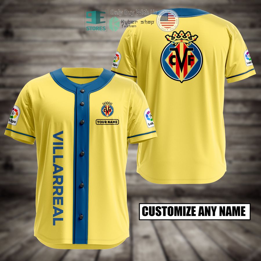 BEST Villarreal Custom Name Baseball Jersey Unisex T-shirt, Sweatshirt, Hoodie, Long Sleeve Tee - T-Shirt, Sweatshirt, Hoodie