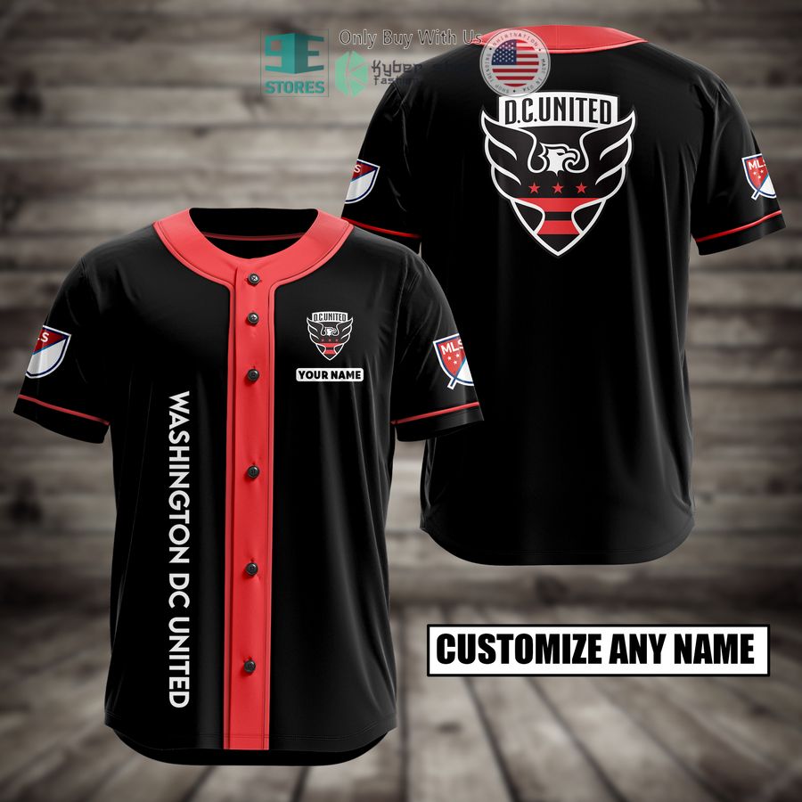 BEST Personalized Washington DC United Custom Baseball Shirt Unisex T-shirt, Sweatshirt, Hoodie, Long Sleeve Tee - T-Shirt, Sweatshirt, Hoodie