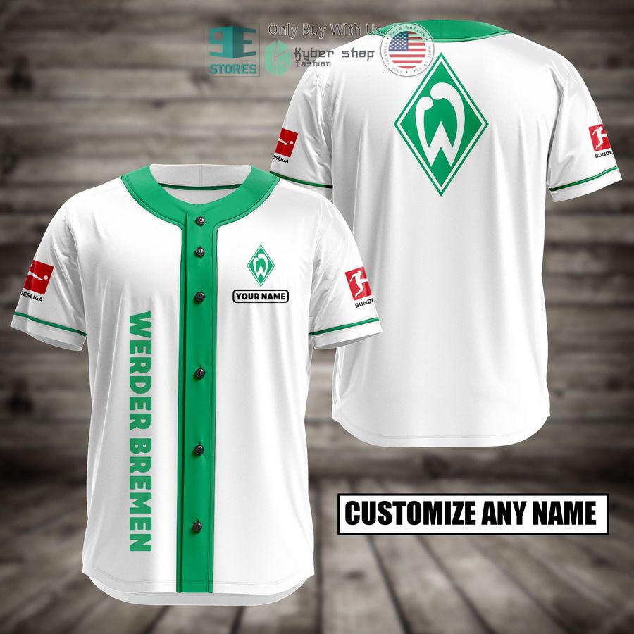 BEST Personalized Werder Bremen Custom Baseball Shirt Unisex T-shirt, Sweatshirt, Hoodie, Long Sleeve Tee - T-Shirt, Sweatshirt, Hoodie