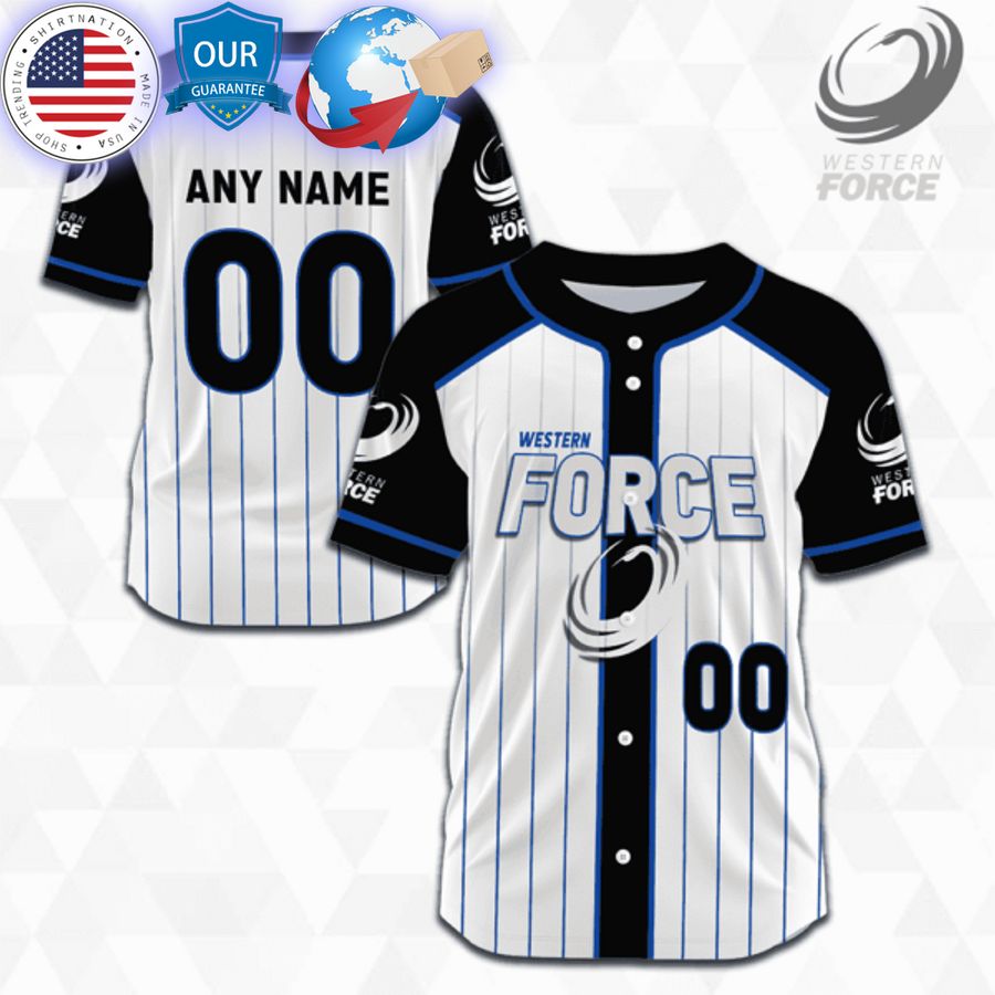HOT Customized Western Force Super Rugby Baseball Jersey Unisex T-shirt, Sweatshirt, Hoodie, Long Sleeve Tee - T-Shirt, Sweatshirt, Hoodie