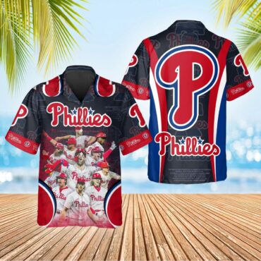 Philadelphia Phillies All-Star Player Hawaiian Shirt Unisex T-shirt, Sweatshirt, Hoodie, Long Sleeve Tee - T-Shirt, Sweatshirt, Hoodie