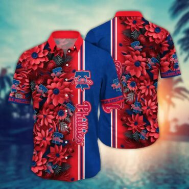 Philadelphia Phillies Floral Pride Hawaiian Shirt Unisex T-shirt, Sweatshirt, Hoodie, Long Sleeve Tee - T-Shirt, Sweatshirt, Hoodie