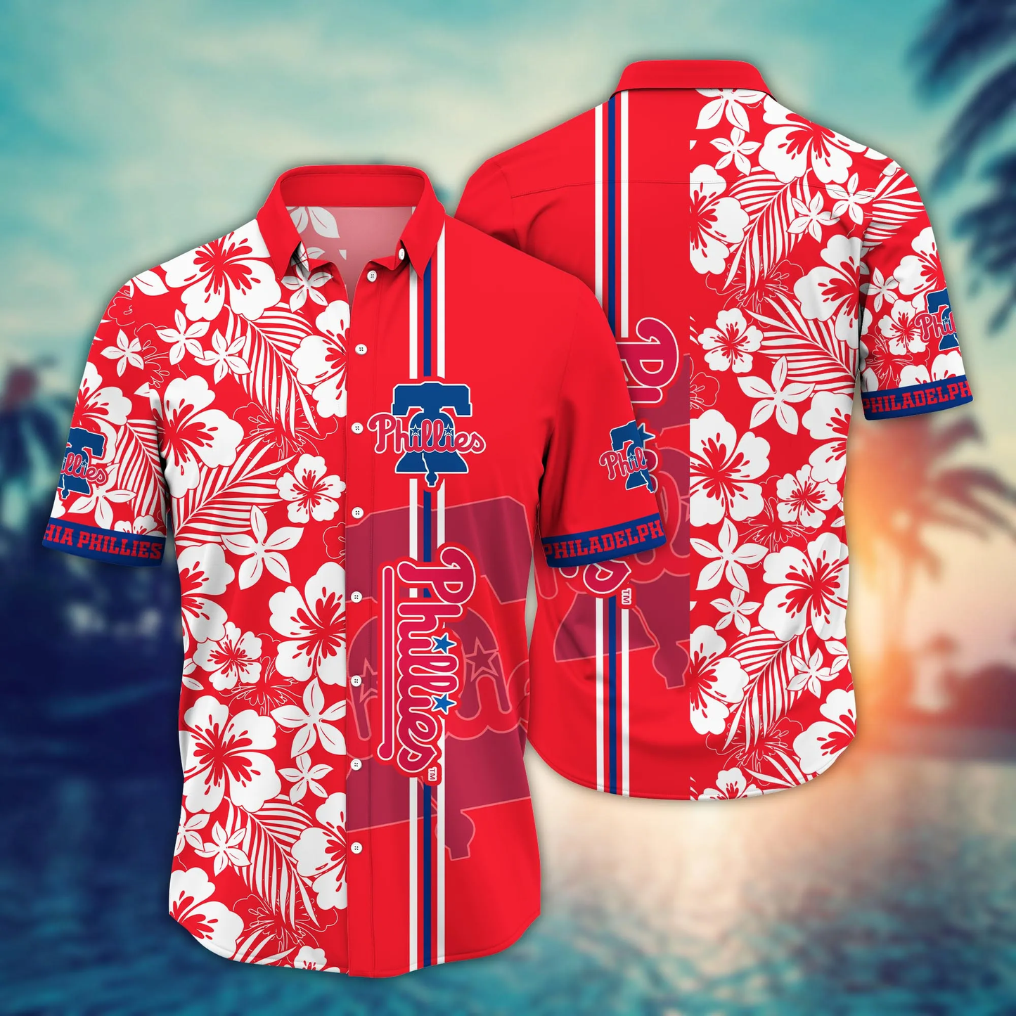 Philadelphia Phillies MLB Hawaiian Shirt Watermelonstime Aloha Shirt Unisex T-shirt, Sweatshirt, Hoodie, Long Sleeve Tee - T-Shirt, Sweatshirt, Hoodie
