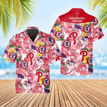 Philadelphia Phillies Tropical Vibes Hawaiian Shirt Unisex T-shirt, Sweatshirt, Hoodie, Long Sleeve Tee - T-Shirt, Sweatshirt, Hoodie