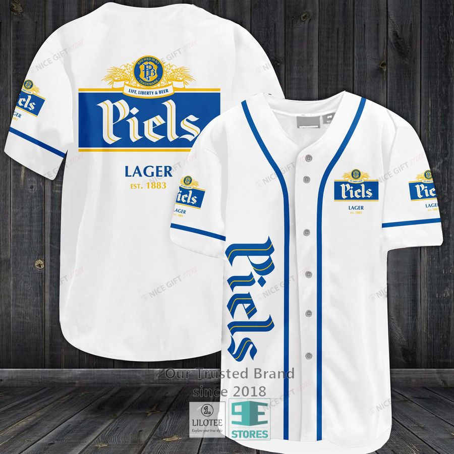 Piels Beer Baseball Jersey Unisex T-shirt, Sweatshirt, Hoodie, Long Sleeve Tee - T-Shirt, Sweatshirt, Hoodie