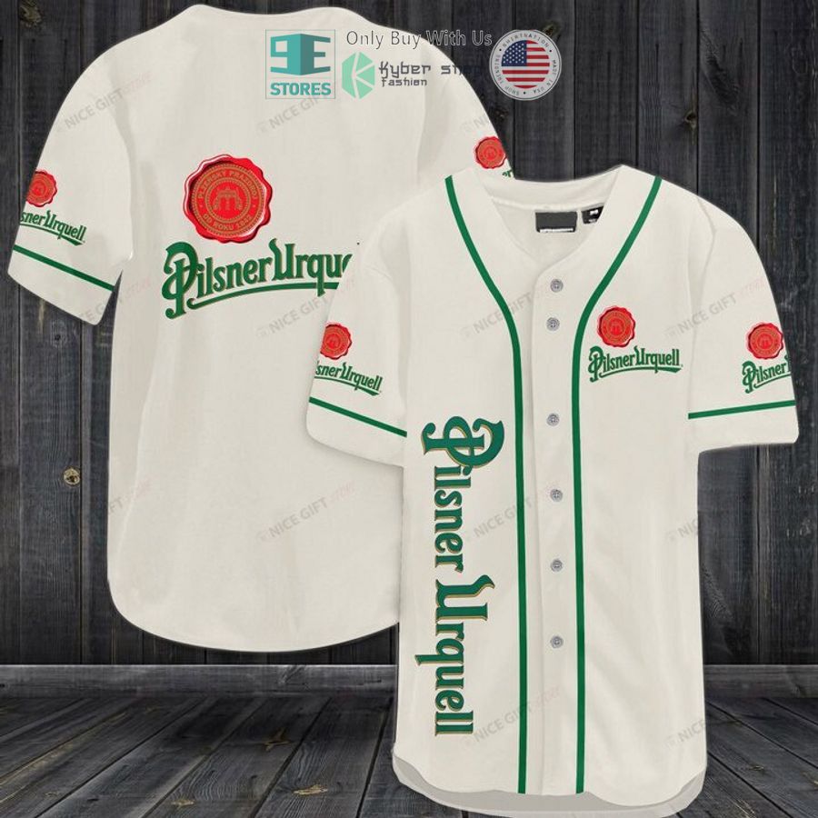 BEST Pilsner Urquell logo Baseball Jersey Unisex T-shirt, Sweatshirt, Hoodie, Long Sleeve Tee - T-Shirt, Sweatshirt, Hoodie