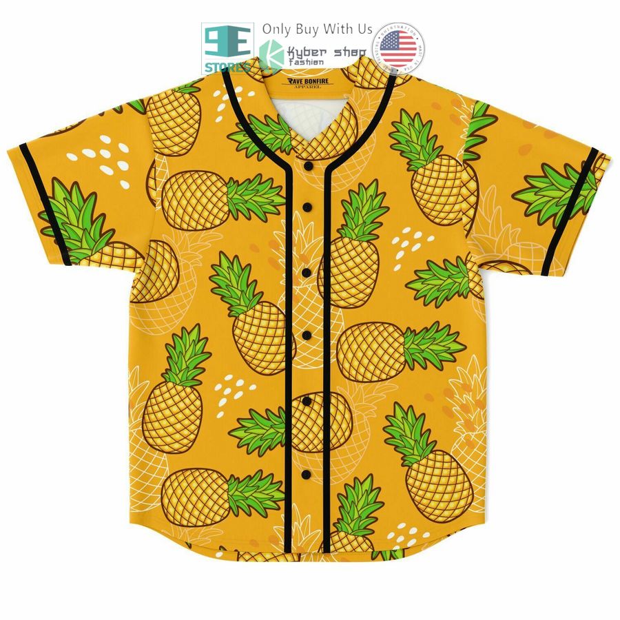BEST Pineapple Rick Wubba Lubba Dub Dub Baseball Jersey Unisex T-shirt, Sweatshirt, Hoodie, Long Sleeve Tee - T-Shirt, Sweatshirt, Hoodie
