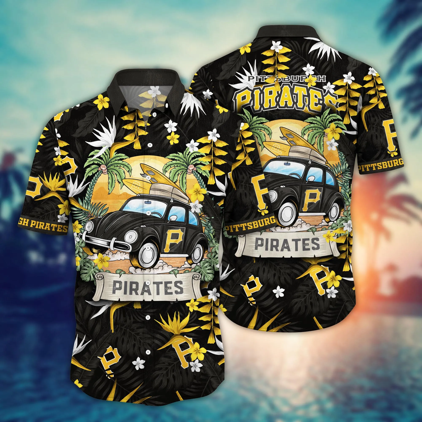 Pittsburgh Pirates MLB Hawaiian Shirt Warm Seasontime Aloha Shirt Unisex T-shirt, Sweatshirt, Hoodie, Long Sleeve Tee - T-Shirt, Sweatshirt, Hoodie