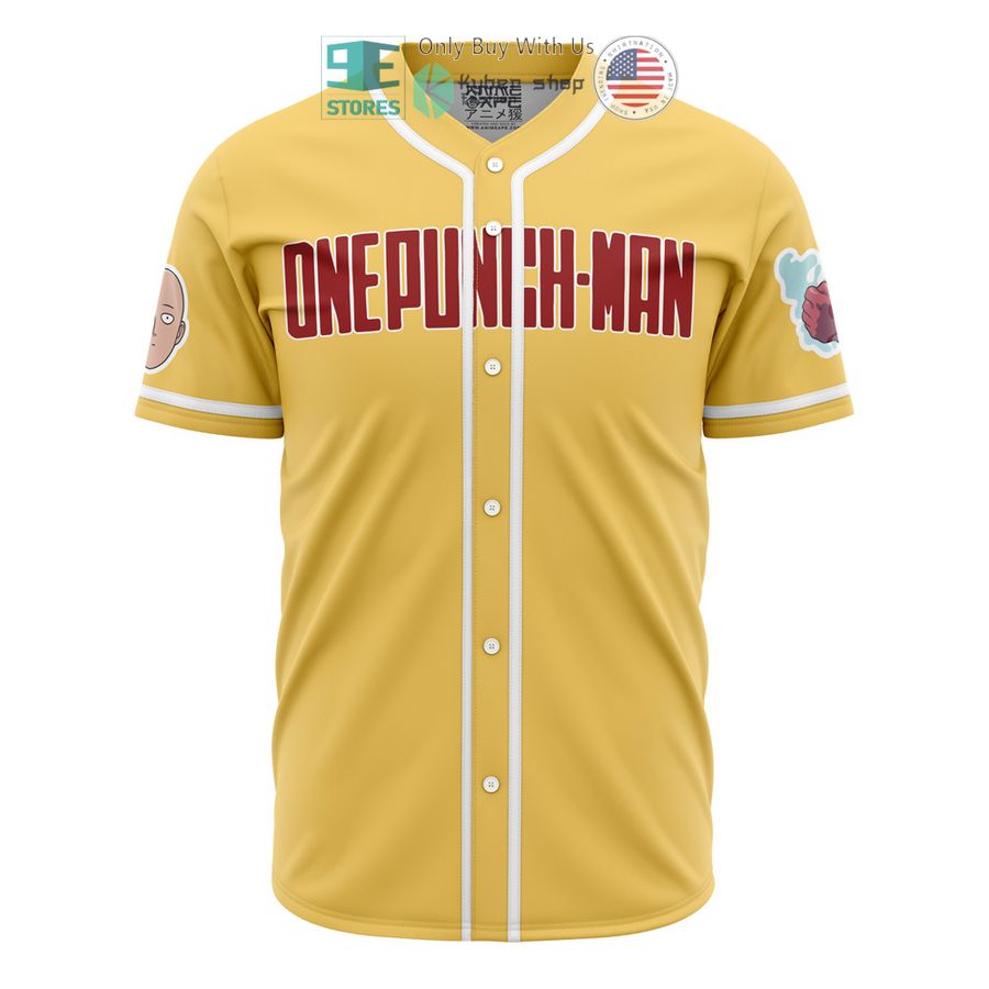BEST Power Saitama Punch Man Baseball Jersey Unisex T-shirt, Sweatshirt, Hoodie, Long Sleeve Tee - T-Shirt, Sweatshirt, Hoodie