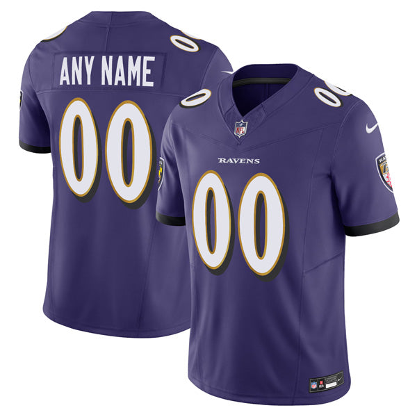 Custom Baltimore Ravens Jersey - Purple football jersey product view 1