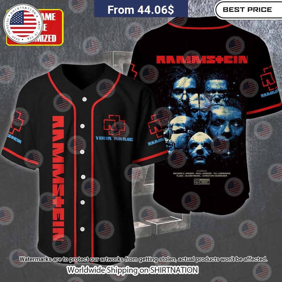 Rammstein Baseball Jersey Unisex T-shirt, Sweatshirt, Hoodie, Long Sleeve Tee - T-Shirt, Sweatshirt, Hoodie