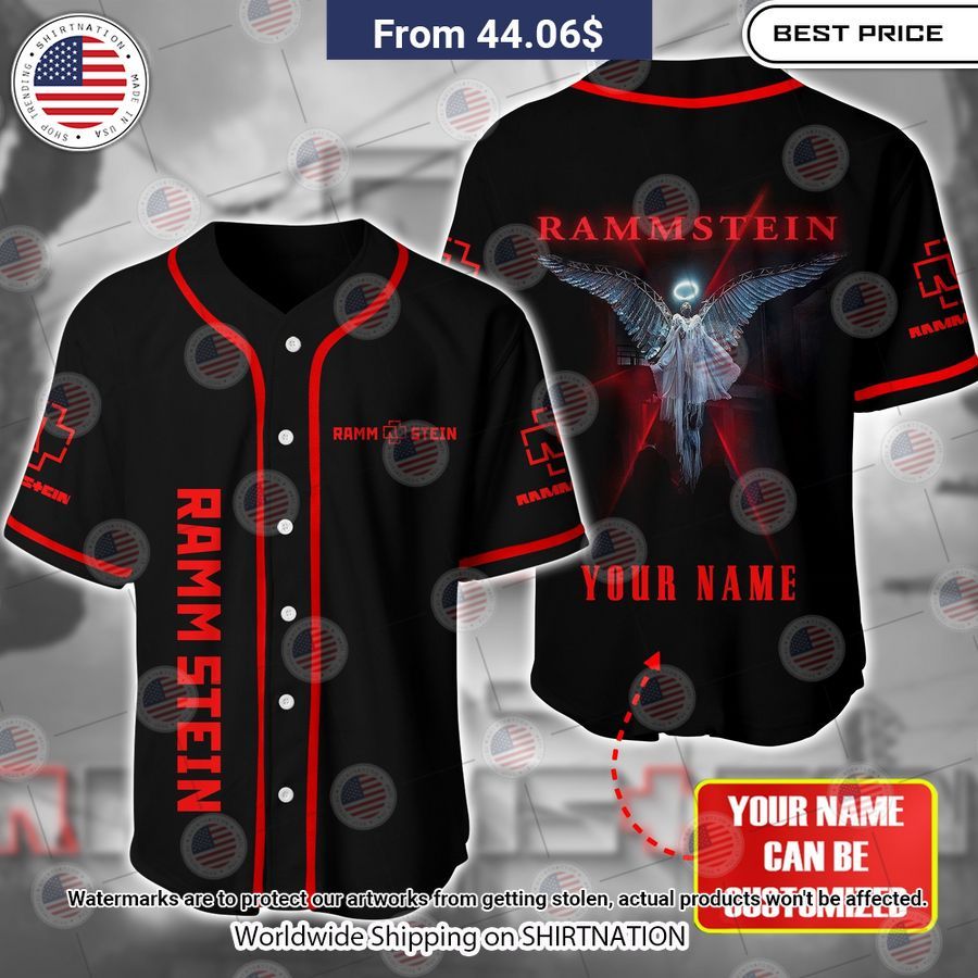 Rammstein Engel Baseball Jersey Unisex T-shirt, Sweatshirt, Hoodie, Long Sleeve Tee - T-Shirt, Sweatshirt, Hoodie