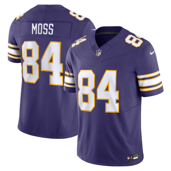 Randy Moss Minnesota Vikings Classic Retired Player Jersey - Purple football jersey product view 1