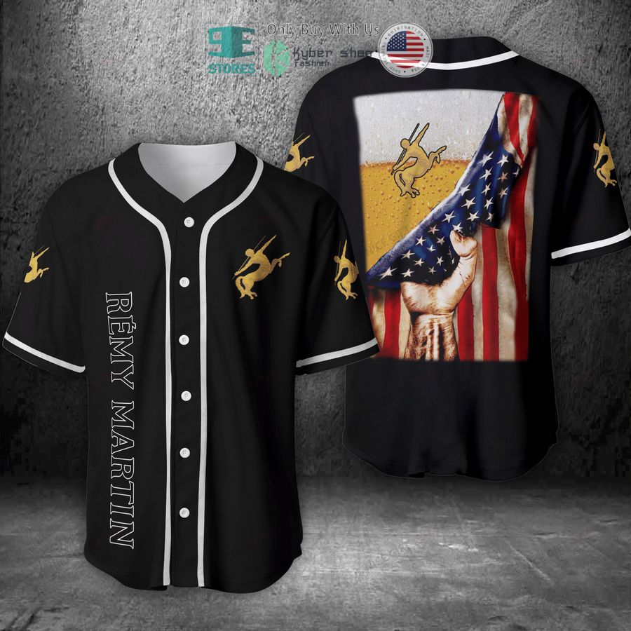 BEST Remy Martin Beer United States Flag Baseball Jersey Unisex T-shirt, Sweatshirt, Hoodie, Long Sleeve Tee - T-Shirt, Sweatshirt, Hoodie