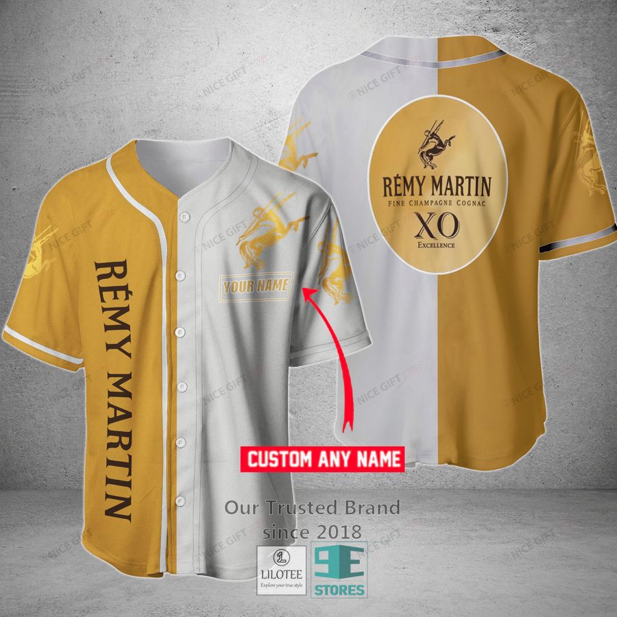 Remy Martin Your Name Baseball Jersey Unisex T-shirt, Sweatshirt, Hoodie, Long Sleeve Tee - T-Shirt, Sweatshirt, Hoodie