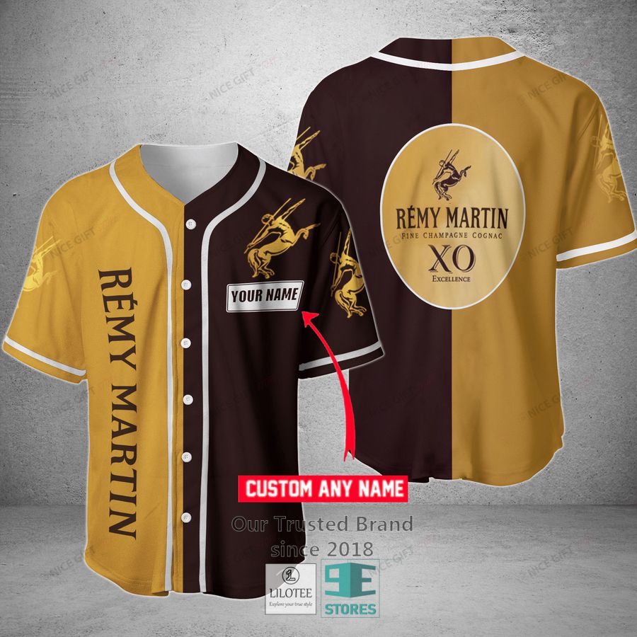 Remy Martin Your Name Black yellow Baseball Jersey Unisex T-shirt, Sweatshirt, Hoodie, Long Sleeve Tee - T-Shirt, Sweatshirt, Hoodie
