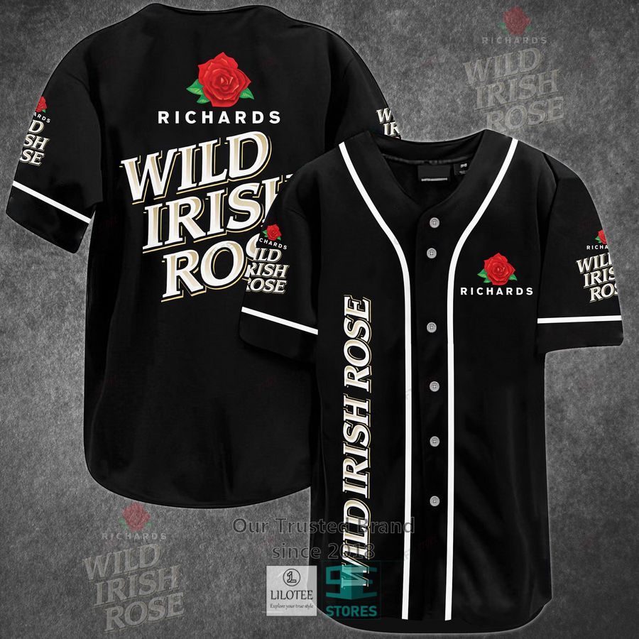 Richards Wild Irish Rose Baseball Jersey Unisex T-shirt, Sweatshirt, Hoodie, Long Sleeve Tee - T-Shirt, Sweatshirt, Hoodie