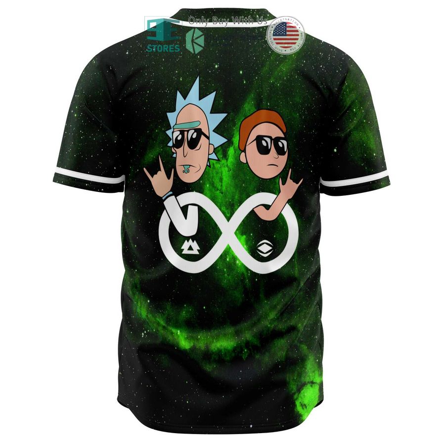 BEST Rick Morty Family green galaxy Baseball Jersey Unisex T-shirt, Sweatshirt, Hoodie, Long Sleeve Tee - T-Shirt, Sweatshirt, Hoodie