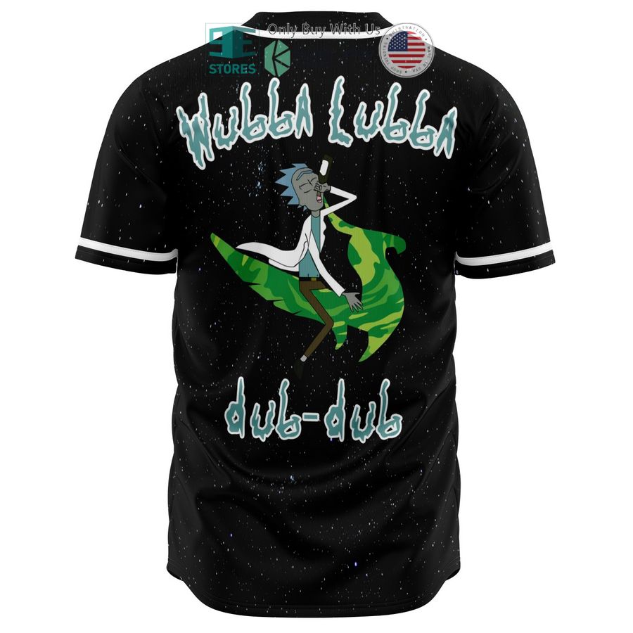 BEST Rick & Morty wubba lubba Illinium black Baseball Jersey Unisex T-shirt, Sweatshirt, Hoodie, Long Sleeve Tee - T-Shirt, Sweatshirt, Hoodie