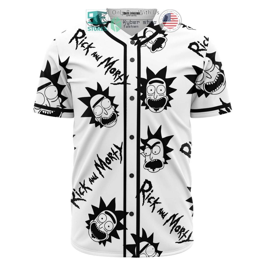 BEST Rick Sanchez pattern white Baseball Jersey Unisex T-shirt, Sweatshirt, Hoodie, Long Sleeve Tee - T-Shirt, Sweatshirt, Hoodie
