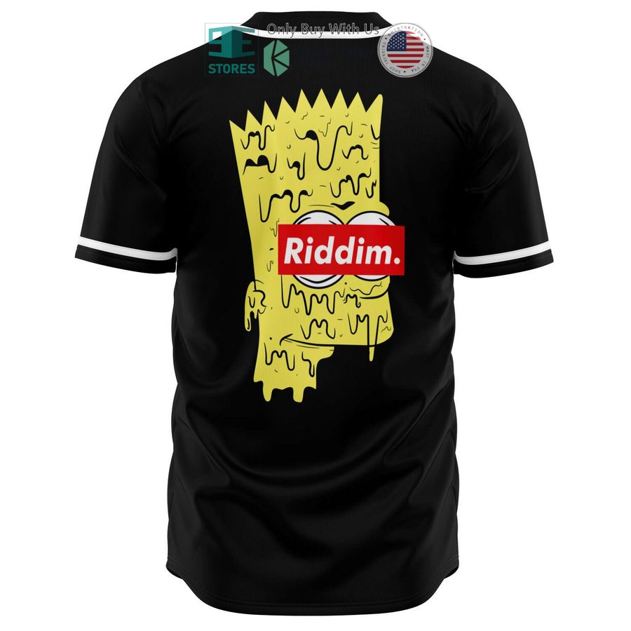 BEST Riddim Bart Simpson black Baseball Jersey Unisex T-shirt, Sweatshirt, Hoodie, Long Sleeve Tee - T-Shirt, Sweatshirt, Hoodie