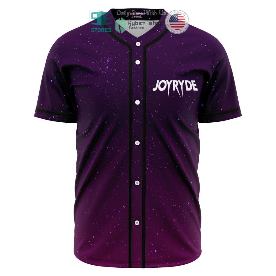 BEST Ryde Or Die Joyryde Violet galaxy Baseball Jersey Unisex T-shirt, Sweatshirt, Hoodie, Long Sleeve Tee - T-Shirt, Sweatshirt, Hoodie