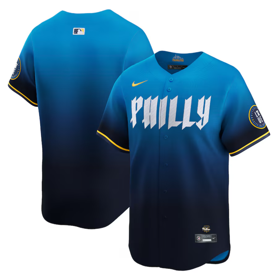 Philadelphia Phillies City Connect Jerseys baseball jersey product view 1