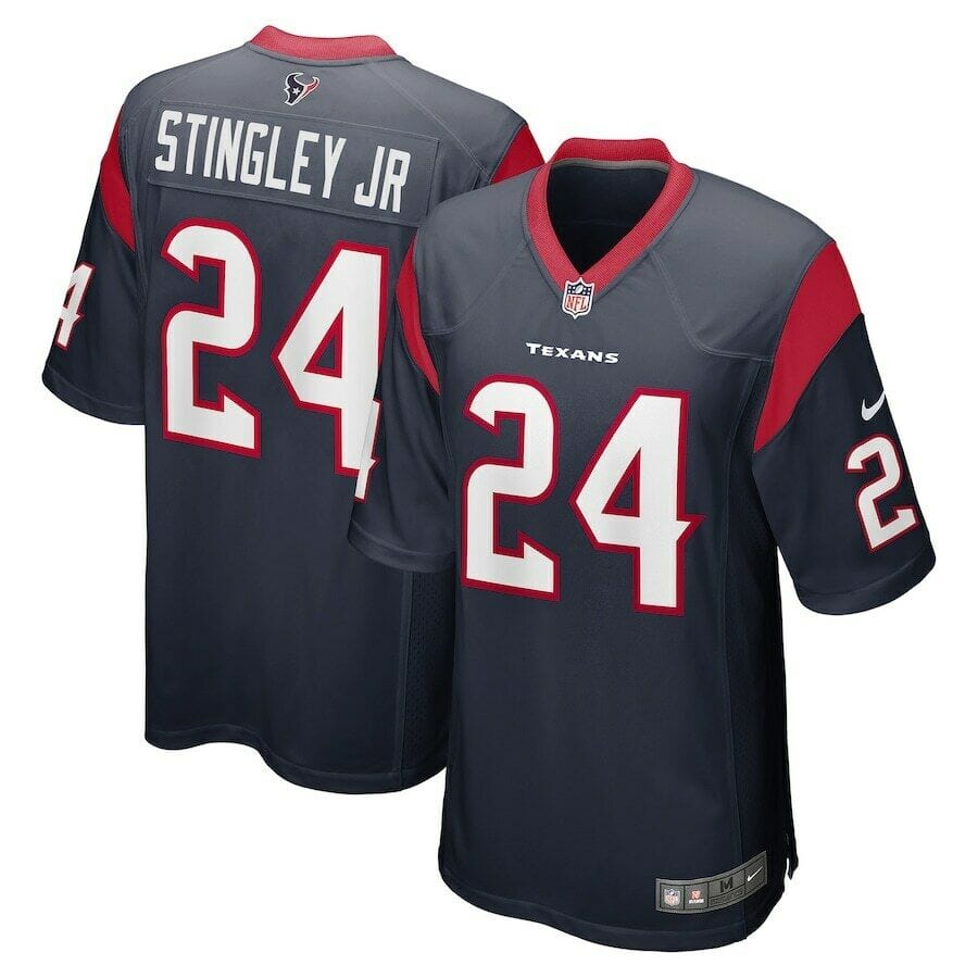 Derek Stingley Jr Houston Texans Jersey football jersey product view 1