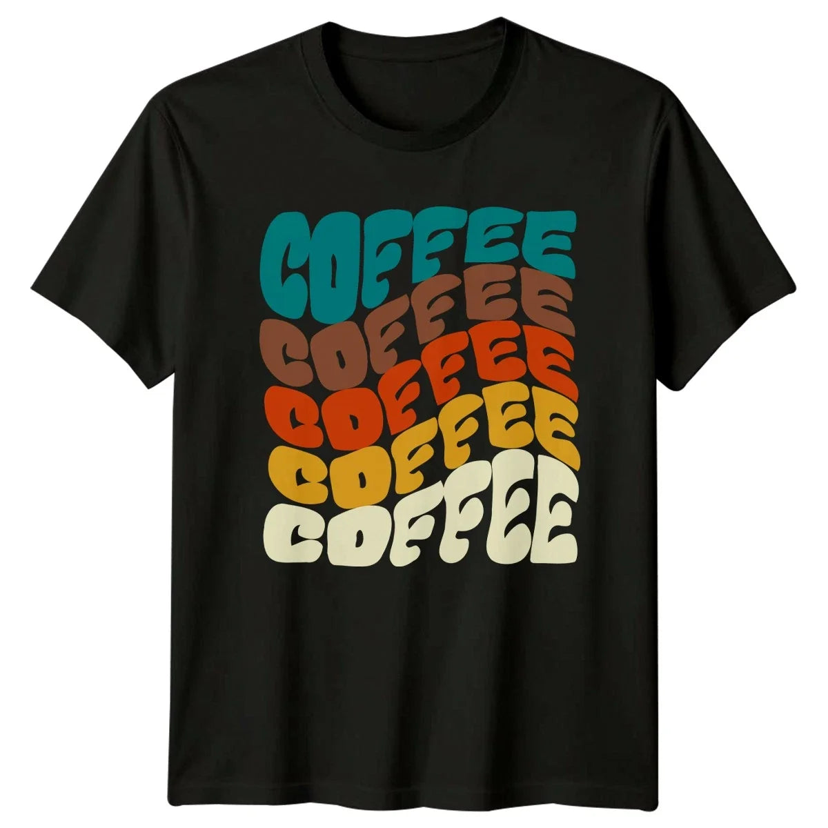 Retro Groovy Coffee Design T-Shirt Retro Coffee Lover Coffee Unisex T-shirt, Sweatshirt, Hoodie, Long Sleeve Tee - T-Shirt, Sweatshirt, Hoodie