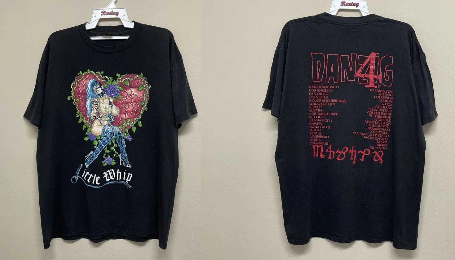 Vintage 1994 Danzig Little Whip T-Shirt Glenn Danzig Misfits Punk Tee S-5XL Unisex T-shirt, Sweatshirt, Hoodie, Long Sleeve Tee - T-Shirt, Sweatshirt, Hoodie