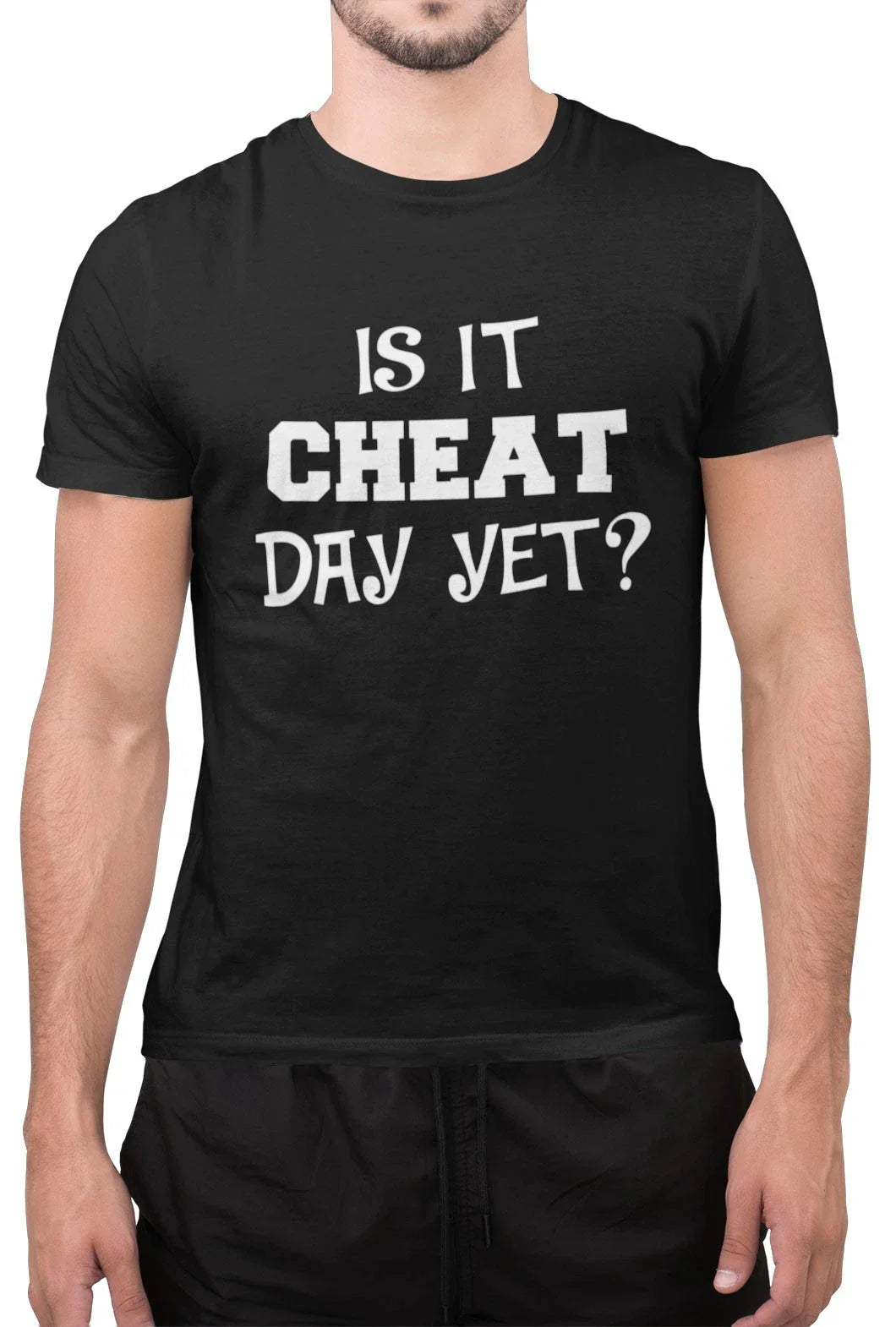 Funny is It Cheat Day Yet Sarcastic Gym T-Shirt Unisex T-shirt, Sweatshirt, Hoodie, Long Sleeve Tee - T-Shirt, Sweatshirt, Hoodie