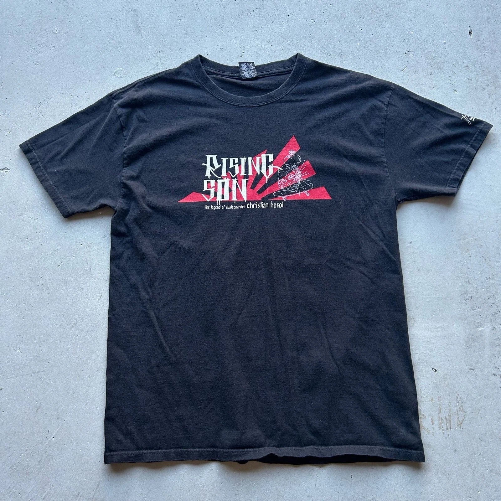 Vintage Y2K Quiksilver Rising Son The Legend of Skateboarder T-Shirt Unisex T-shirt, Sweatshirt, Hoodie, Long Sleeve Tee - T-Shirt, Sweatshirt, Hoodie