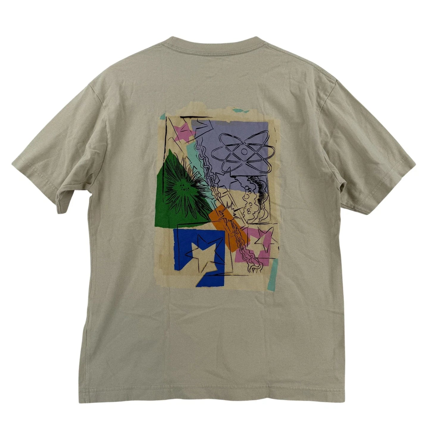 Uniqlo UT Andy Warhol Shirt Mens XS Beige Stars C.1984 Art Graphic Tee T-Shirt Unisex T-shirt, Sweatshirt, Hoodie, Long Sleeve Tee - T-Shirt, Sweatshirt, Hoodie